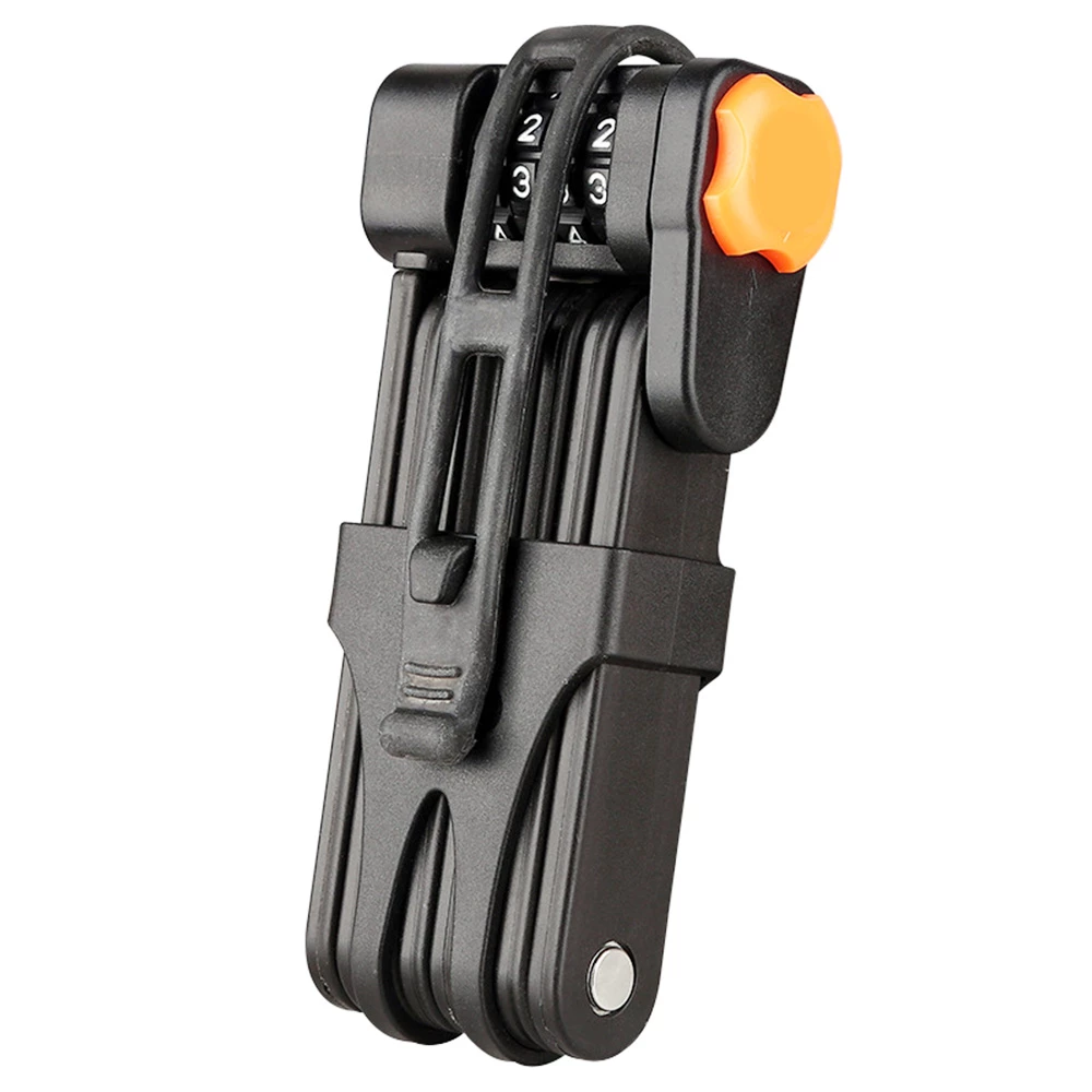 Bicycle Folding Lock Lengthen Anti Theft Heavy Duty Strong Foldable Lock For E Bike Scooter Motorcycle 1 Bicycle Folding Lock Lengthen Anti Theft Heavy Duty Strong Foldable Lock For E Bike Scooter Motorcycle