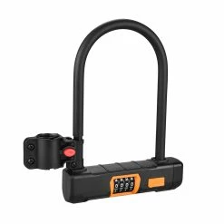 Bicycle U Lock Anti-theft Heavy Duty Bike Password Lock Alloy Bike Safety Tool for Bikes, Motorcycles, Scooters -CN Sports & Outdoors Sales Bicycle U Lock Anti theft Heavy Duty Bike Password Lock 518203 2