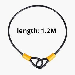 Bicycle U Lock with 1.2m Cable Anti-theft Heavy Duty Bike Password Lock Alloy for E-bikes, Motorcycles, Scooters -CN Sports & Outdoors Sales Bicycle U Lock with 1 2m Cable Anti theft 518204 3