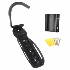 Bike Rack Wall Mount Bicycle Hanger Storage 30kg Max Load Bike Accessory - Adjustable Hook with Iron Sheet