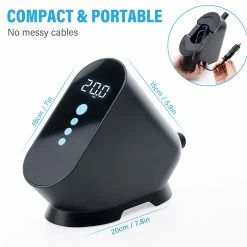 CYCPLUS D10 20PSI SUP Pump Inflatable Air Pump 12V Electronic Air Inflator For Outdoor Paddle Board Kayak Boat Accessory - Black 11 CYCPLUS D10 20PSI SUP Pump Inflatable Air Pump 12V Electronic Air Inflator For Outdoor Paddle Board Kayak Boat Accessory - Black -CN Sports & Outdoors Sales CYCPLUS D10 20PSI SUP Pump Inflatable Air Pump Black 513815 5