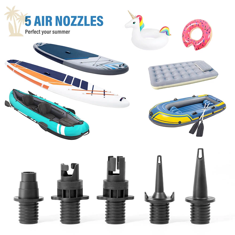 CYCPLUS D10 20PSI SUP Pump Inflatable Air Pump 12V Electronic Air Inflator For Outdoor Paddle Board Kayak Boat Accessory - Blue 3 CYCPLUS D10 20PSI SUP Pump Inflatable Air Pump 12V Electronic Air Inflator For Outdoor Paddle Board Kayak Boat Accessory - Blue - Image 3