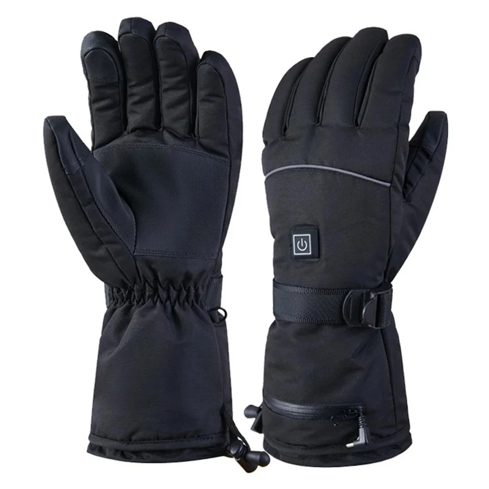 Electric Heating Gloves for Skating, Cycling Outdoor Activities, Rechargeable Thickened Gloves 5V 4000mAh Battery 2 Electric Heating Gloves for Skating, Cycling Outdoor Activities, Rechargeable Thickened Gloves 5V 4000mAh Battery - Image 2