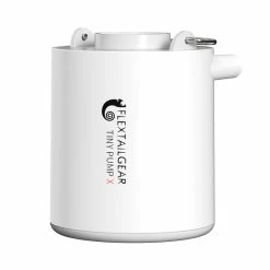 FLEXTAILGEAR Tiny Pump X 3 in 1 Air Pump, Air Compressor with LED Light Portable - White