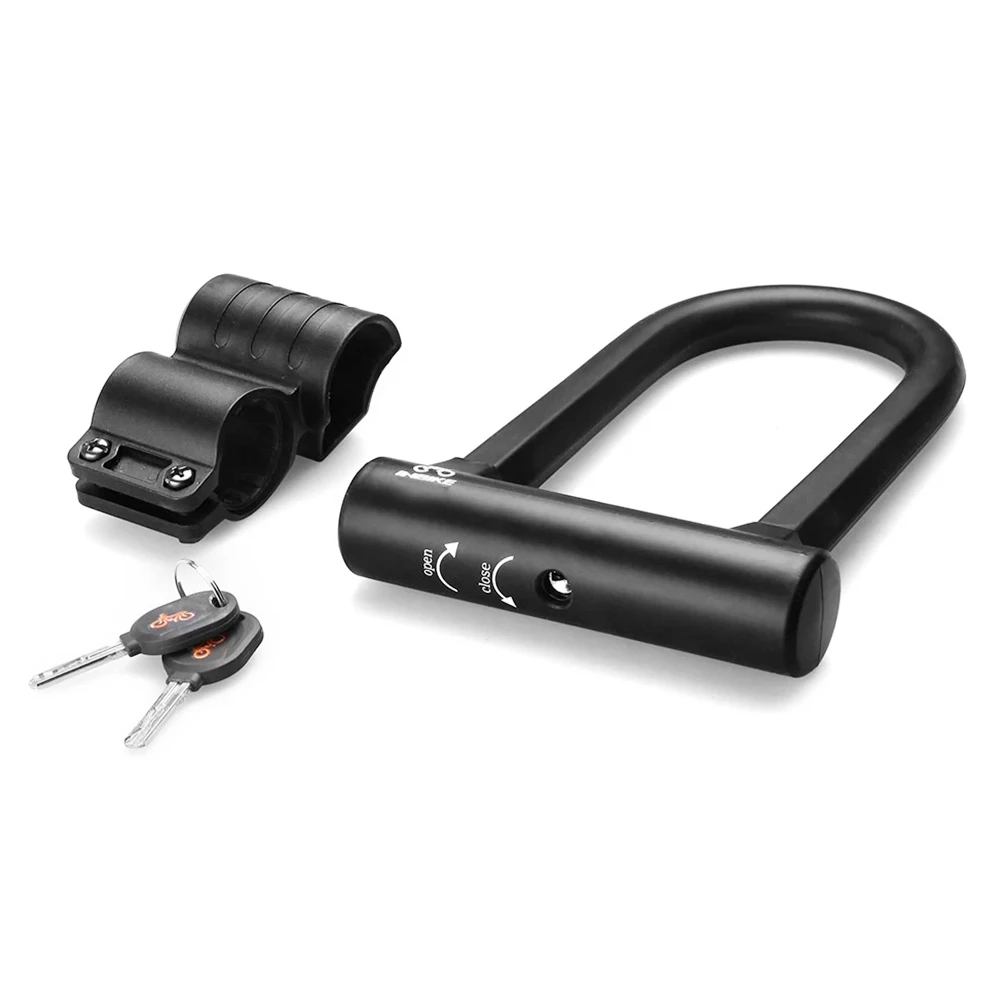 INBIKE UL319A Bike U Lock Anti Theft Bike Lock Heavy Duty Anti-shear Lock and Mounting Bracket with Keys 1 INBIKE UL319A Bike U Lock Anti Theft Bike Lock Heavy Duty Anti-shear Lock and Mounting Bracket with Keys