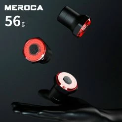 MEROCA WR25 Smart Bike Saddle Tail Light Brake Sensing Bicycle Rear Flashlight with 500mAh Battery 4 Light Modes -CN Sports & Outdoors Sales MEROCA WR25 Bike Saddle Smart Brake Sensing Tail Light 498611 3