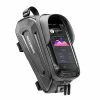 ROCKBROS Bicycle Bag Waterproof Touch Screen Cycling Bag Top Front Tube Frame MTB Road Bike Bag 6.5'' Phone Case