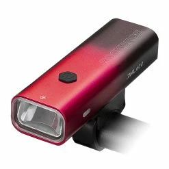 ROCKBROS Bicycle Light 600 Lumen 2600mAh Bike Headlight 5 Lightning Modes 200m Long Shot - Black and Red Gradient