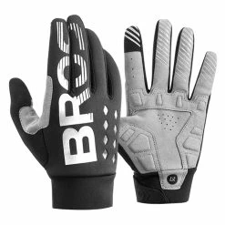 ROCKBROS Cycling Gloves Shockproof Wear Resistant Full Finger Windproof Gloves Breathable Lengthen Warm MTB Glove - 2XL