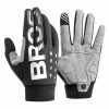 ROCKBROS Cycling Gloves Shockproof Wear Resistant Full Finger Windproof Gloves Breathable Lengthen Warm MTB Glove - S