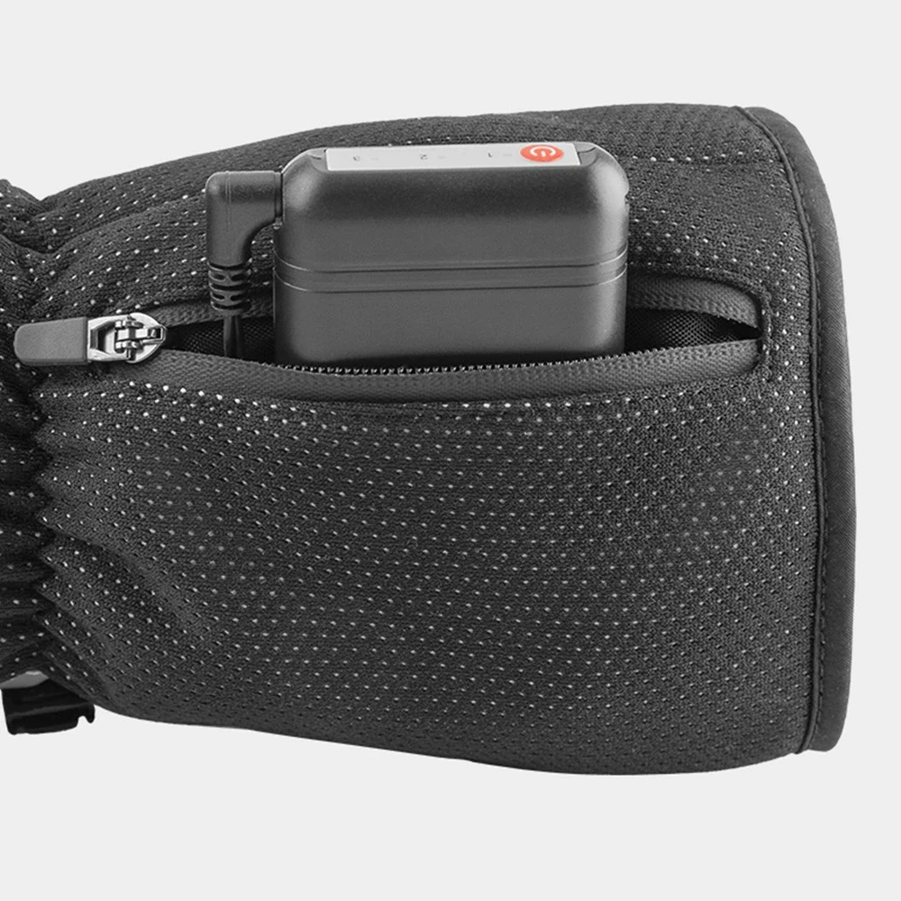 ROCKBROS Bicycles Bikes Motorcycle Gloves Waterproof Heated Thermal Heated Gloves Touch Screen Battery Powered Three Gears Adjustment Anti-Slip Cycling Skiing Climbing Gloves Winter Heating Gloves - M 4 ROCKBROS Bicycles Bikes Motorcycle Gloves Waterproof Heated Thermal Heated Gloves Touch Screen Battery Powered Three Gears Adjustment Anti-Slip Cycling Skiing Climbing Gloves Winter Heating Gloves - M - Image 4