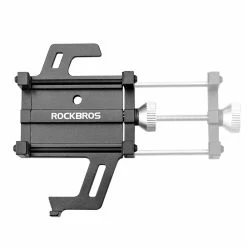 ROCKBROS Phone Holder for Motorcycle Electric Bike Alloy Bracket Five Claws - Rearview Mirror Version