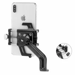 ROCKBROS Phone Holder for Motorcycle Electric Bike Alloy Bracket Five Claws - Rearview Mirror Version -CN Sports & Outdoors Sales ROCKBROS Phone Holder for Motorcycle Electric Bike Rearview Mirror 517336 2