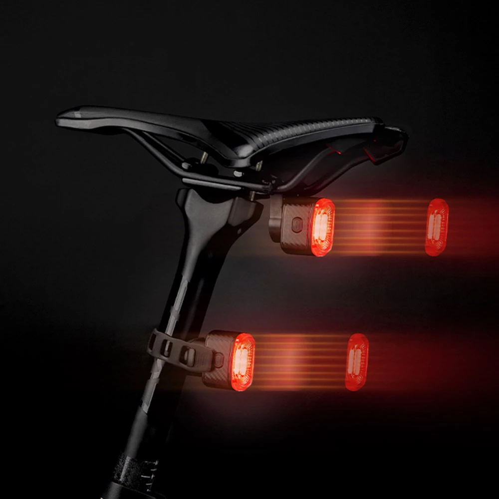 ROCKBROS Q4 Bike Taillight Smart Auto Brake Sensing USB Light IPX6 Waterproof Rechargeable Rear Light 5 ROCKBROS Q4 Bike Taillight Smart Auto Brake Sensing USB Light IPX6 Waterproof Rechargeable Rear Light - Image 5