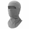 ROCKBROS Snowboard Face Mask Windproof Warm Outdoor Thermal Fleece Ski Mask Breathable Unisex for Camping, Skiing - Light Grey