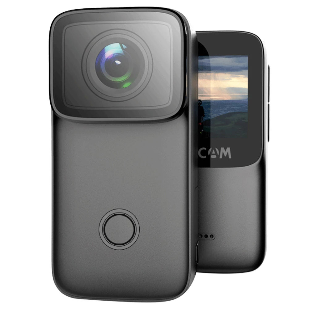 SJCAM C200 Sports & Action Camera, 4K/24FPS, Waterproof 5M, 6-Axis Gyro Stabilizer, Remote Control - Black 3 SJCAM C200 Sports & Action Camera, 4K/24FPS, Waterproof 5M, 6-Axis Gyro Stabilizer, Remote Control - Black - Image 3