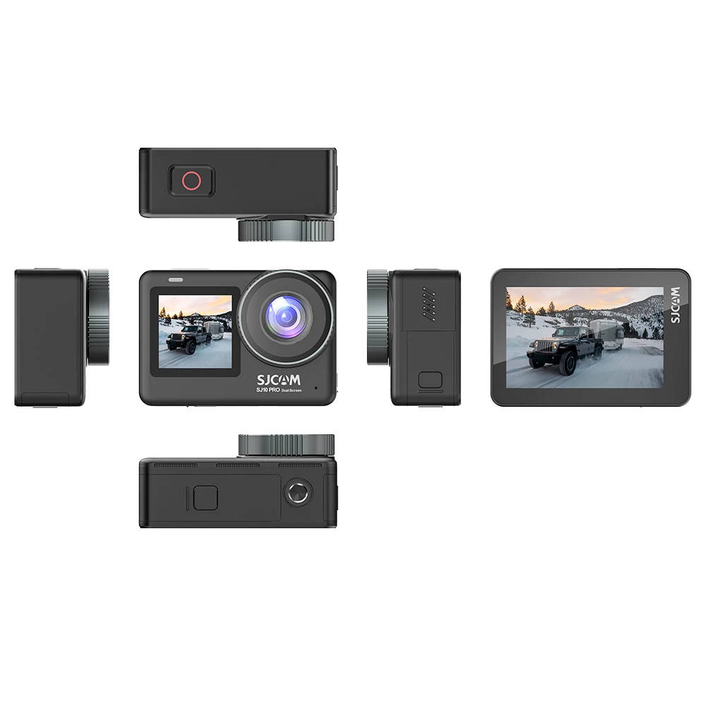 SJCAM SJ10 Pro Sports & Action Camera, 2.33''+1.3'' Dual Screen 4K/60FPS, Waterproof up to 5m, 6-AXIS GYRO Stabilization 5 SJCAM SJ10 Pro Sports & Action Camera, 2.33''+1.3'' Dual Screen 4K/60FPS, Waterproof up to 5m, 6-AXIS GYRO Stabilization - Image 5