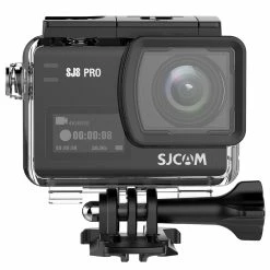 SJCAM SJ8Pro Sports & Action Camera 4K/60FPS Waterproof, WiFi Remote Control Sports DV FPV Camera - Black