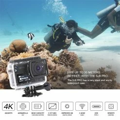 SJCAM SJ8Pro Sports & Action Camera 4K/60FPS Waterproof, WiFi Remote Control Sports DV FPV Camera - Black 10 SJCAM SJ8Pro Sports & Action Camera 4K/60FPS Waterproof, WiFi Remote Control Sports DV FPV Camera - Black -CN Sports & Outdoors Sales SJCAM SJ8Pro Sports Action Camera 4K 60FPS Waterproof Black 501148 4
