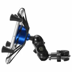 X-type Phone Holder Fit For 4-6" Phone GPS Fixed On E-Scooters Motorcycle Bike - Blue -CN Sports & Outdoors Sales X type Phone Holder Fit For 4 6 Phone Blue 899937