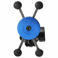 X-type Phone Holder Fit For 4-6" Phone GPS Fixed On E-Scooters Motorcycle Bike - Blue -CN Sports & Outdoors Sales X type Phone Holder Fit For 4 6 Phone Blue 899940