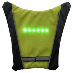 YKBA- B0011 Cycling LED Signals Warning Vest Remote Control USB Charging for running bicycle - Green 9 YKBA- B0011 Cycling LED Signals Warning Vest Remote Control USB Charging for running bicycle - Green -CN Sports & Outdoors Sales YKBA B0011 Cycling LED Signals Warning Vest Green 903747
