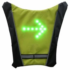 YKBA- B0011 Cycling LED Signals Warning Vest Remote Control USB Charging for running bicycle - Green 11 YKBA- B0011 Cycling LED Signals Warning Vest Remote Control USB Charging for running bicycle - Green -CN Sports & Outdoors Sales YKBA B0011 Cycling LED Signals Warning Vest Green 903749