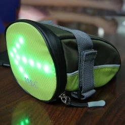 YKWB-B1030 Bicycle Taillight Bag Illuminated Warning Signal Bag With Remote Control for running bicycle - Green 8 YKWB-B1030 Bicycle Taillight Bag Illuminated Warning Signal Bag With Remote Control for running bicycle - Green -CN Sports & Outdoors Sales YKWB B1030 Bicycle Taillight Bag Green 903758