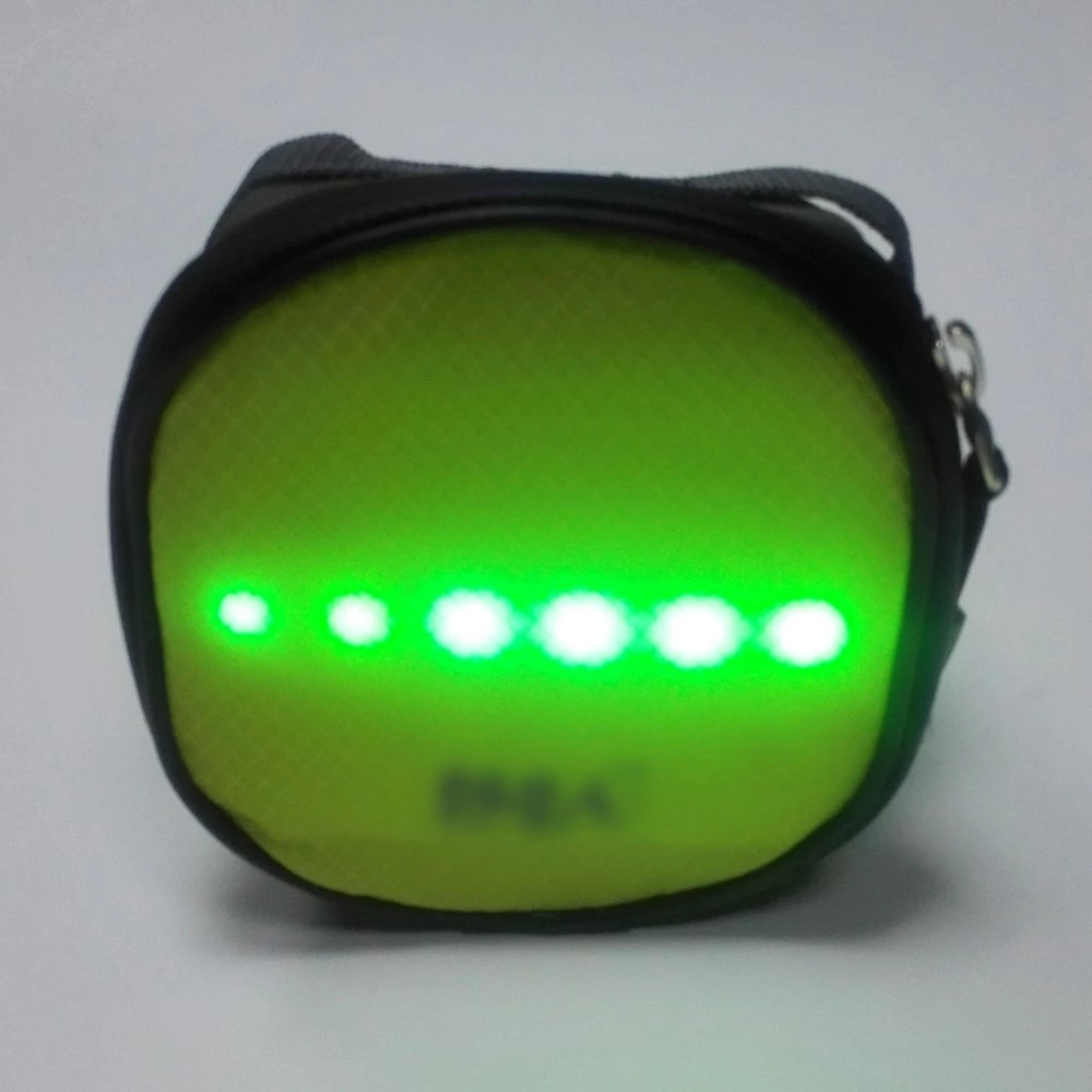 YKWB-B1030 Bicycle Taillight Bag Illuminated Warning Signal Bag With Remote Control for running bicycle - Green 6 YKWB-B1030 Bicycle Taillight Bag Illuminated Warning Signal Bag With Remote Control for running bicycle - Green - Image 6