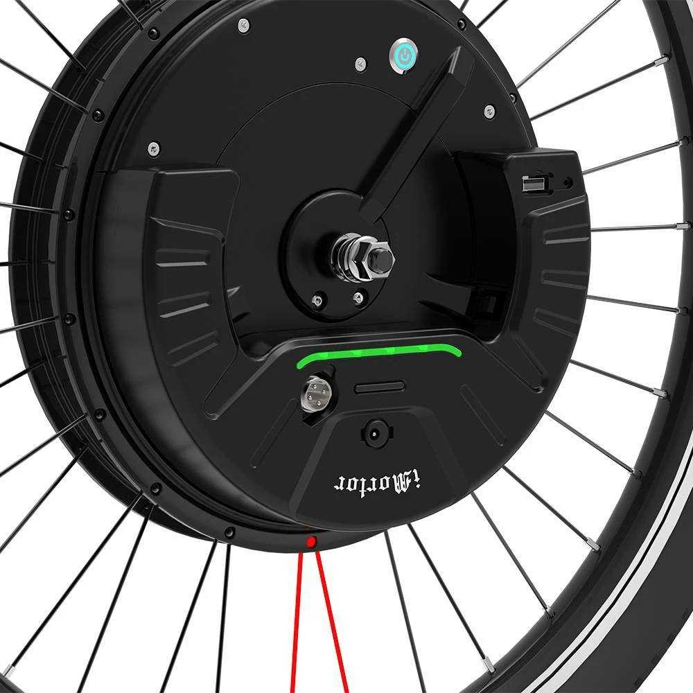 IMortor3 Permanent Magnet DC Motor Bicycle Wheel 27.5 Inch With App Control Adjustable Speed Mode V Break - EU Plug 4 IMortor3 Permanent Magnet DC Motor Bicycle Wheel 27.5 Inch With App Control Adjustable Speed Mode V Break - EU Plug - Image 4