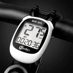 Meilan M3 Mini GPS Bike Computer Waterproof Speedometer Odometer 1.6 Inch Monochrome Display - White -CN Sports & Outdoors Sales meilan m3 mini gps bike computer 1 6 inch monochrome display white 1574132928108