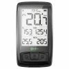 Meilan M4 Bike Computer Wireless Speedometer Odometer 2.5 Inch IML Mirror Surface Screen - Black