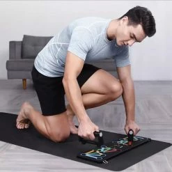 YUNMAI Protable Folding Push-up Support Holder Frosted Handle - Black -CN Sports & Outdoors Sales xiaomi yunmai protable folding push up support board black 1571994940008